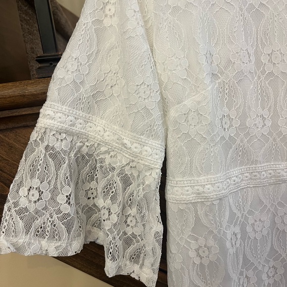 Women’s white lace dress Size XL - Picture 4 of 5